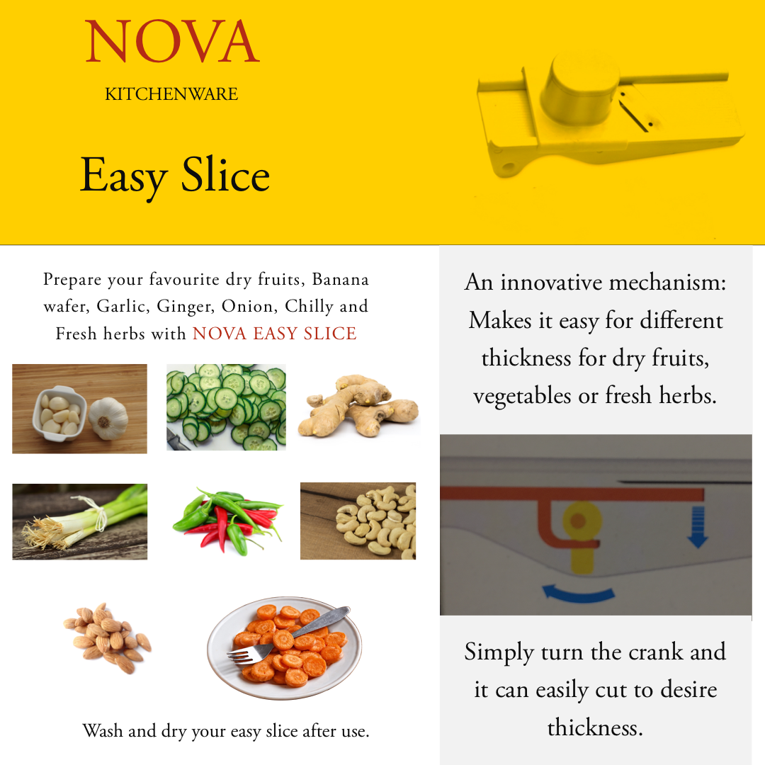 NOVA Easy Slice/Nova Plastic Easy Slicer for Dry Fruit, Dry Fruit