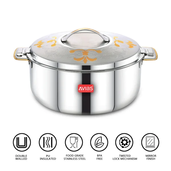 merald_premium (6) Emerald Premium Insulated Stainless Steel Casserole