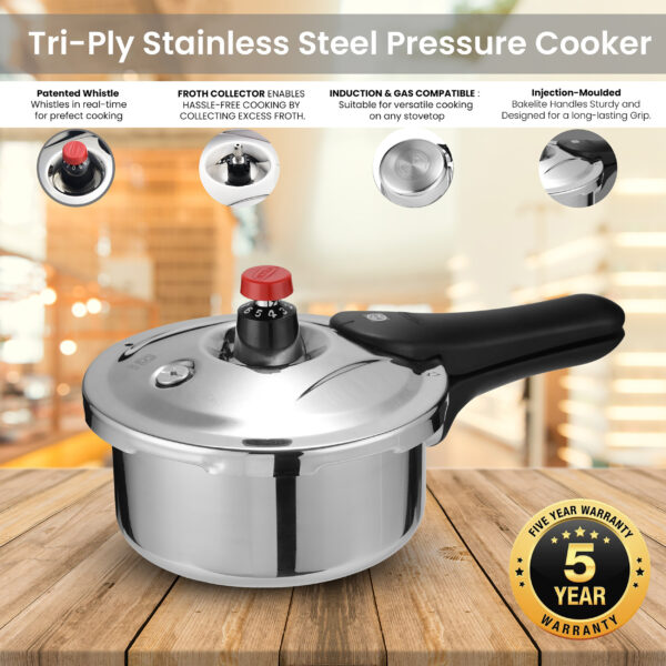 Ultra Krono Endura triply Pressure Cooker